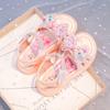 Sandalias de Cristal para Niñas 2025 Verano Nuevos Zapatos de Princesa Aisha para Niños Kulomi Zapatos de Playa Molino de Viento para Niños Medianos y Grandes
