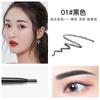 Lápiz de Cejas Doble Punta Ultra Fino de 1.5 mm, Relleno Delgado de Cabeza Redonda, Giratorio Automático, Resistente al Sudor, Resistente al Color, Cejas que No se Desvanecen para Principiantes
