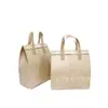 Bolsa para llevar, bolsa de mano de tela no tejida aislada, bolsa de embalaje desechable, bolsa de embalaje personalizada para pastel, té de leche y barbacoa