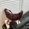 Bolsa de axila da moda, bolsa única estilo coreano bolinho, novo modelo de verão 2026, bolsa de ombro transversal casual simples de cor sólida