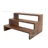 Estante de Madera al por Mayor para Almacenamiento de Colonia Estante de Múltiples Niveles para Almacenamiento de Perfume Exhibidor de Perfume Postre Pastel Cosméticos