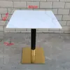 Mesa de Comedor Cuadrada de Piedra para Restaurantes de Comida Rápida, Cafeterías, Áreas de Comedor, Tiendas de Té de Leche y Uso Comercial