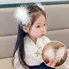 Tocados para el Día del Niño Li Yitong Ciervo Blanco Mismo Pasador Borla de Perla Aire de Hada Pasador Alas de Mariposa Tocados de Elfo