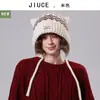 Estilo Nuevo Otoño e Invierno Gorro de Punto con Orejas de Gato de Dibujos Animados para Niñas Protección contra el Frío al Aire Libre Protección Facial Engrosada Gorro de Lana