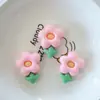 Accesorios de Resina de Rosa Tulipán Brillante al por Mayor DIY Pasador Funda para Teléfono Móvil Imán para Refrigerador Materiales Decorativos