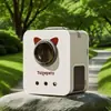 Bolsa Transportadora para Gatos para Uso al Aire Libre, Bolsa Transportadora Portátil tipo Cápsula Espacial Anti-Estrés para Perros, Mochila Ligera para Mascotas con Gran Capacidad, Transpirable y No Sofocante
