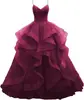 Vestido de Tirantes Finos de Moda de Comercio Exterior, Vestido de Evento con Falda Abullonada, Elegante Vestido de Noche Delgado para Reunión Anual Transfronteriza Fiesta de Cóctel Pasarela