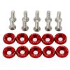 Modificación de coche JDM tornillo arandela barra delantera y trasera tornillo de refuerzo M6 tornillo arandela decoración arandela de una sola capa Universal