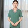 Limpieza Ropa de Trabajo Traje de Manga Corta para Mujer Hotel Habitación de Huéspedes Centro Comercial Propiedad Tía Ama de Llaves Hospital Limpiador Ropa de Limpieza