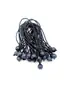 Outdoor 4MM plástico bola cabeça redonda elástico bungee corda elástica barraca dossel camping pacote de ligação fixa