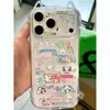 Capa Fofa com Ilustração de Gato de Orelhas e Cintura Fina para Celular Apple 17promax Novo iPhone15plus