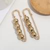 Broche Pérola Fivela Pin Cintura Fivela Anti-corrida Luz Fixa Acessórios de Roupas Mudança de Cintura Pequeno Artefato Pin Calças Pin Cintura