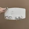 Pendientes de Plata de Ley S925 con Perlas de Imitación de Gama Alta para Mujer, Pendientes de Diseño Nicho, Pinzas para Orejas y Accesorios para Orejas Versátiles y Elegantes
