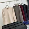 ¡Cielo estrellado de terciopelo de lana y seda! ¡Cálido y transpirable! Nueva colección de otoño: sudadera casual y versátil de color liso para hombre con cuello redondo