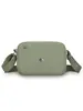 Bolso bandolera grande de tela Oxford de color liso, con compartimentos múltiples horizontales para teléfono y monedas, elegante y moderno, para mujer