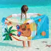Toalha de praia infantil para meninas com tema de sereia, toalha decorativa para banho e natação, toalha esportiva de microfibra, direto do fabricante