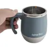 Taza térmica de doble pared de acero inoxidable, adecuada para trabajadores de oficina, para café o agua, con tapa, disponible para venta al por mayor y transfronteriza