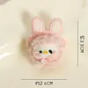 Broche de conejo bordado de felpa original Lipo, accesorio DIY, muñeca linda, colgante para bolso, decoración de pinza para el pelo