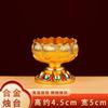 Portavelas de loto, base de lámpara de adoración a Buda de aleación, lámpara larga para el hogar, lámpara de vela tibetana, lámpara de adoración a Buda