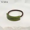 Anillo para el Cabello WJia Francés Elegante Acetato Ámbar Alto Curvado Moda Femenina Anillo para el Cabello Cola de Caballo Alta Múltiples Volúmenes Accesorios para el Cabello