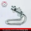 Abraçadeira de tubo em U dupla galvanizada abraçadeira de tubo em U dupla abraçadeira de tubo cruzada em U abraçadeira de tubo fixa abraçadeira de tubo em U tubo redondo