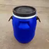 Barril con Brida Personalizado de 200L Barril de Aro de Hierro de 30L 50kg Barril con Aro de 60L Barril de Plástico de 125L Resistente a Ácidos y Álcalis