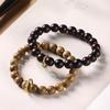 Sândalo Antigo Zen Contas de Círculo Único Sândalo 8mm Pulseira de Mão de Círculo Único Contas de Sândalo Verde Anel de Corrida Tianling Misto