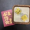 Pegatinas Doradas para Teléfono para el Año del Caballo, Modelo Nuevo, Oro Puro 999, Pegatinas para Teléfono para Riqueza y Buena Suerte, Adhesivas, 2mg, Regalos Pequeños al por Mayor