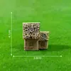 Micro-Paisaje Creativo Torre de Piedra Simulada Pabellón Paisajismo, Jardinería Bonsái Accesorios de Decoración DIY, Botella Ecológica Pequeños Adornos