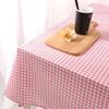 Mantel de tela de algodón y lino estilo japonés para mesa de centro de dormitorio de celebridad de internet, mantel de mesa de comedor con corazón de niña, mantel de escritorio para estudiante, envío gratis