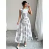Vestido colete elegante com temperamento transfronteiriço Amazon Europa feminino 2026 verão novo estiloso justo saia