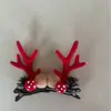 Pasador de Navidad Estilo Nuevo Diadema Linda para Niños Accesorio para el Cabello Femenino Pasador de Cuernos de Reno Pasador Festivo