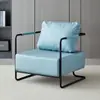 Cadeira de sofá de ferro estilo retrô industrial luxo leve simples sala de estar área de lounge sofá designer sofá pequeno individual