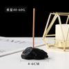 Pedra Crua de Cristal Natural Porta Incenso Rosa Roxo Branco Cristal Bloco de Cristal Queimador de Incenso para Buda Base para Incenso de Buda Pedrinhas de Cristal Atacado