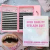 Popular juego de pegamento para comercio exterior 100 piezas, maquillaje de ojos de chica hot mestiza, rizado y fijación, ojos profundos y grandes, pestañas postizas transfronterizas