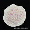 Accesorios para Joyería Hecha a Mano DIY de 36 Caras Iridiscentes de Doble Color, Cuentas Sueltas de Agujero Recto para Pulseras de Cuentas Sitio Web de Transmisión en Vivo