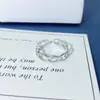 2025 Nuevo Popular Anillos Entrelazados de Plata de Ley S925 Estilo Lujo Ligero Ins Anillo Oval Hueco Abierto Ajustable