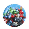 Conjunto de Festa Infantil de Aniversário dos Vingadores Bandeirola Copo de Papel Prato de Papel Máscara Conjunto de Louça de Mesa para Festa