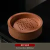 Base de Bule de Argila de Cerâmica Grossa Estilo Retrô, Bandeja de Chá Doméstica de Cerâmica Queimada Estilo Vintage, Suporte para Bule, Pequena Plataforma para Preparo de Chá Seco