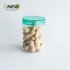Botella de plástico transparente de 250 ml frasco para envolver regalos frasco sellado grado alimenticio para mascotas frasco de plástico para frutos secos caja de plástico redonda