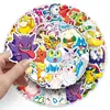 50 Pegatinas de Pokémon Anime Japonés Dibujos Animados de Pokémon Impermeables Decorativas para DIY Pegatinas para Computadora