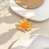 Broche de Novo Estilo Transfronteiriço, Corsage Colorido para Mulheres, Alfinete Exquisito, Estilo Retrô Europeu e Americano, Acessório para Terno, Joia Anti-Exposição