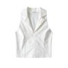 Chaleco de moda YPFF para mujer, elegante jersey de color sólido sin mangas, top corto retro elástico de Spice Girls