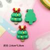 Oso de peluche con forma de estrella de Papá Noel, accesorios de resina, pegamento para crema, funda para teléfono, tocado, horquilla, parche