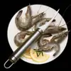 Faca de linha de camarão para barriga de camarão utensílio de cozinha profissional descascar camarão faca de remover linha de camarão pegar linha de camarão artefato abrir camarão faca
