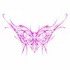 Pegatinas de Tatuaje para Chicas Atrevidas: Pegatinas Impermeables de Mariposa con Espinas para Pecho, Cintura y Abdomen