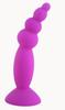 FAAK Masturbador de Piel con Bolas de Tracción Pene Artificial Adulto Silicona Característica Mini Tapón Anal Pene