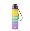 Copo de Água Portátil para Exterior 1L Copo Espacial Cor Degradê Grande Capacidade Garrafa de Água Esportiva Garrafa de Água Portátil Tritan com Alça