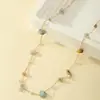 Estilo Coreano Elegante Moda Piedra Irregular Collar Mujer Estilo Francés Retro Celebridad de Internet Nuevo Cadena Clavícula Perla de Gama Alta