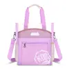 Bolsa de Tutoría de Color Block de Alto Valor para Estudiante de Primaria Bolso de Mano con Correa para el Hombro Bolsa Grande de Gran Capacidad para Niños Ligera Impermeable Bolsa para Tareas